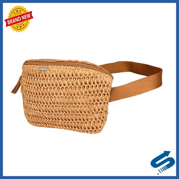 Handbags - Woven Straw Sling Bag Fanny Pack Waist Bag Adjustable Strap Travel Beach